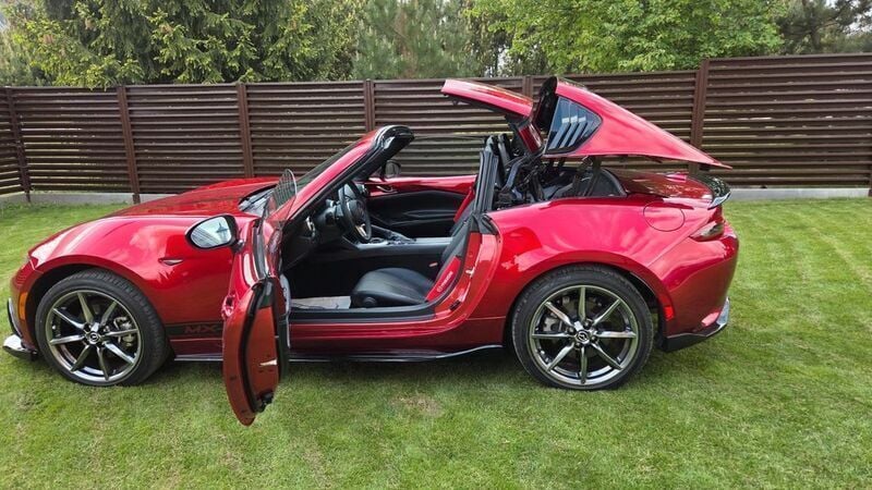 Rot Gebraucht 2021 Mazda MX5 Exclusive-Line Cabrio | 21.499 € (Superpreis) - Bild 1/4