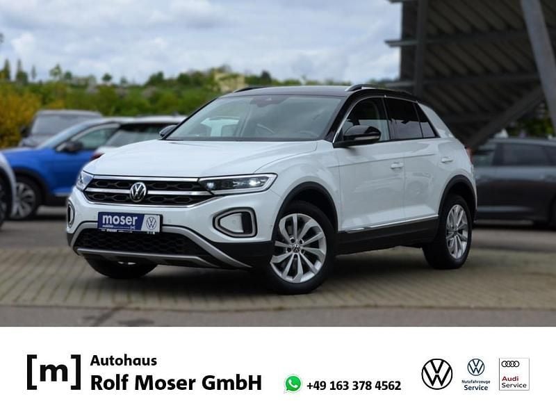 Gebraucht VW T-Roc Style 150 PS (110 kW) 2022 Pure white/deep black perleffekt SUV