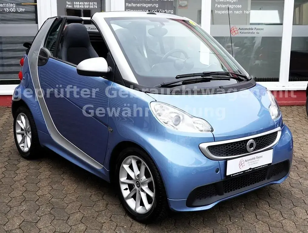 Gebraucht Smart ForTwo Cabrio 71 PS (52 kW) 2013 Blau Cabrio