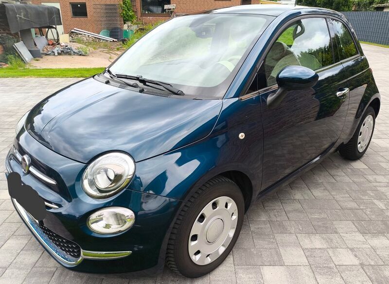 Blau Gebraucht 2017 Fiat 500 Lounge Kleinwagen | 8.200 € (Guter Preis) - Bild 1/4