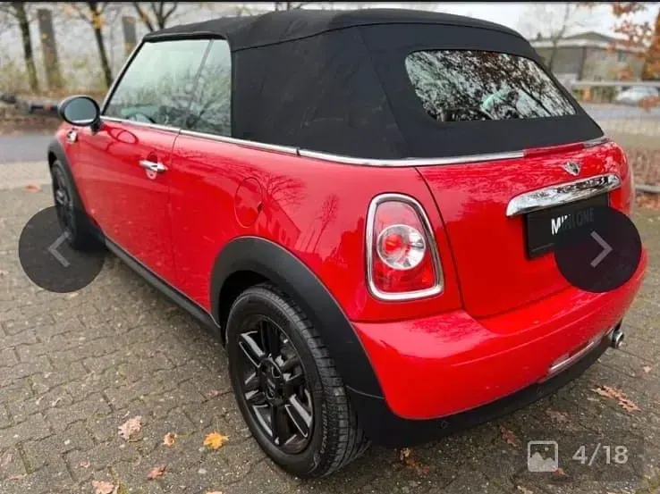 Gebraucht Mini One Cabriolet 98 PS (72 kW) 2016 Rot Cabrio