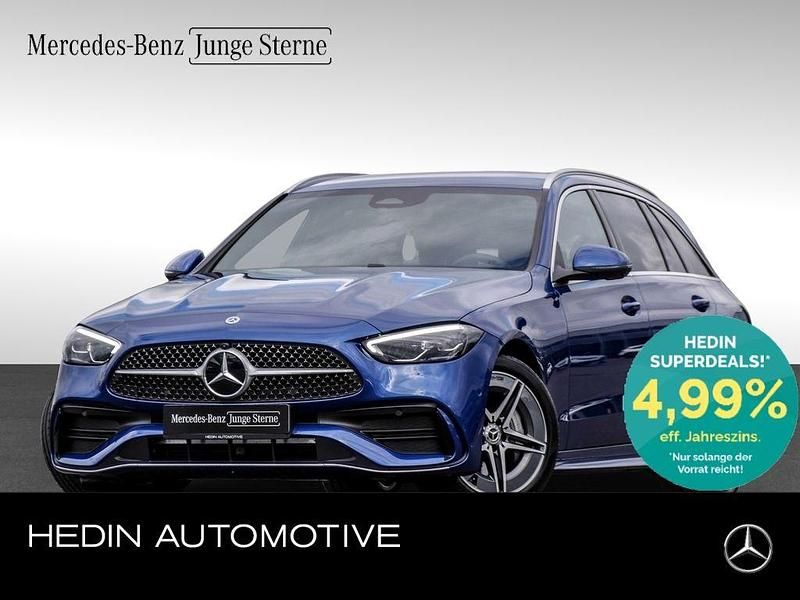 Blau Gebraucht 2025 Mercedes C200 AMG Kombi | 43.800 € (Fairer Preis) - Bild 1/4