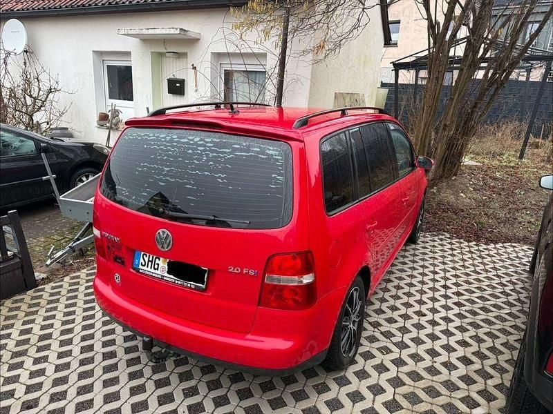 Gebraucht VW Touran Highline 150 PS (110 kW) 2003 Rot Van / Kleinbus