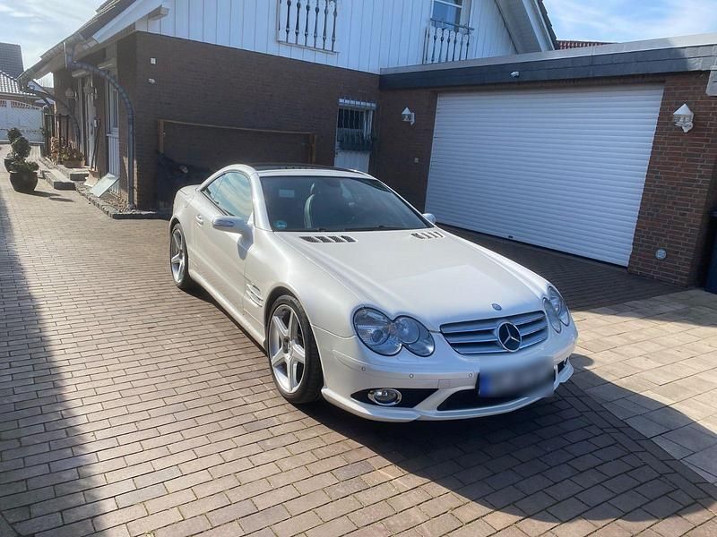 Weiß Gebraucht 2008 Mercedes SL500 Cabrio | 22.999 € (Fairer Preis) - Bild 1/4