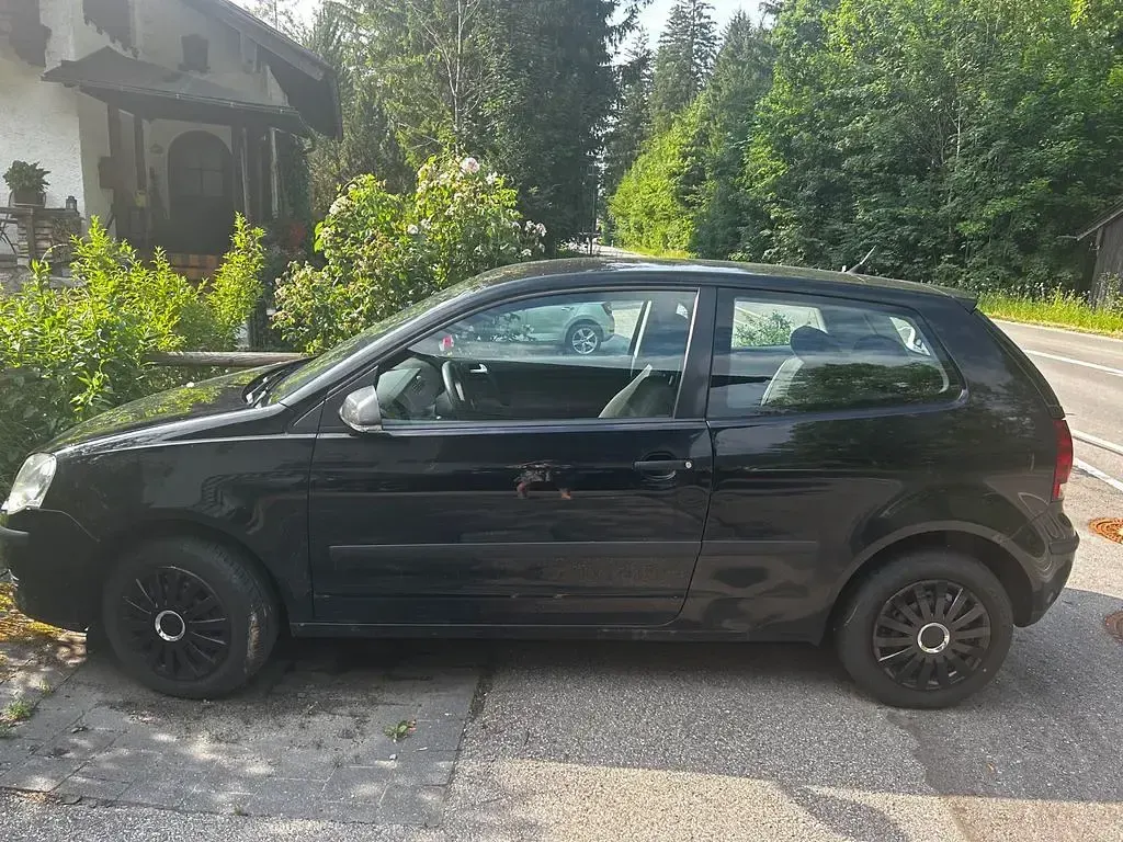Gebraucht VW Polo Trendline 60 PS (44 kW) 2009 Schwarz Kleinwagen