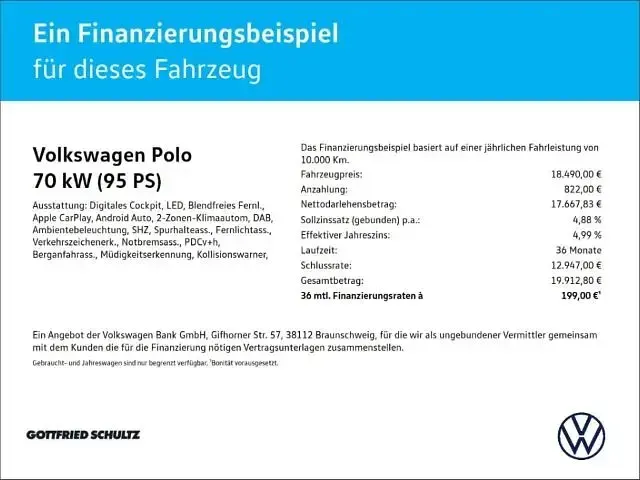 Second-hand VW Polo Move 95 CP (69 kW) 2024 Alb Hatchback
