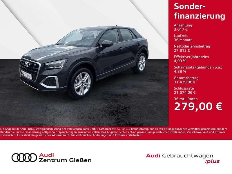 Manhattangrau metallic Gebraucht 2024 Audi Q2 Advanced Plus SUV | 30.830 € (Fairer Preis) - Bild 1/4