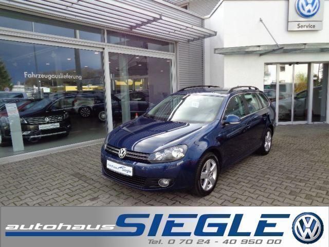 Blau metallic Gebraucht 2012 VW Golf VI Comfortline Kombi | 11.940 € (Teuer) - Bild 1/4