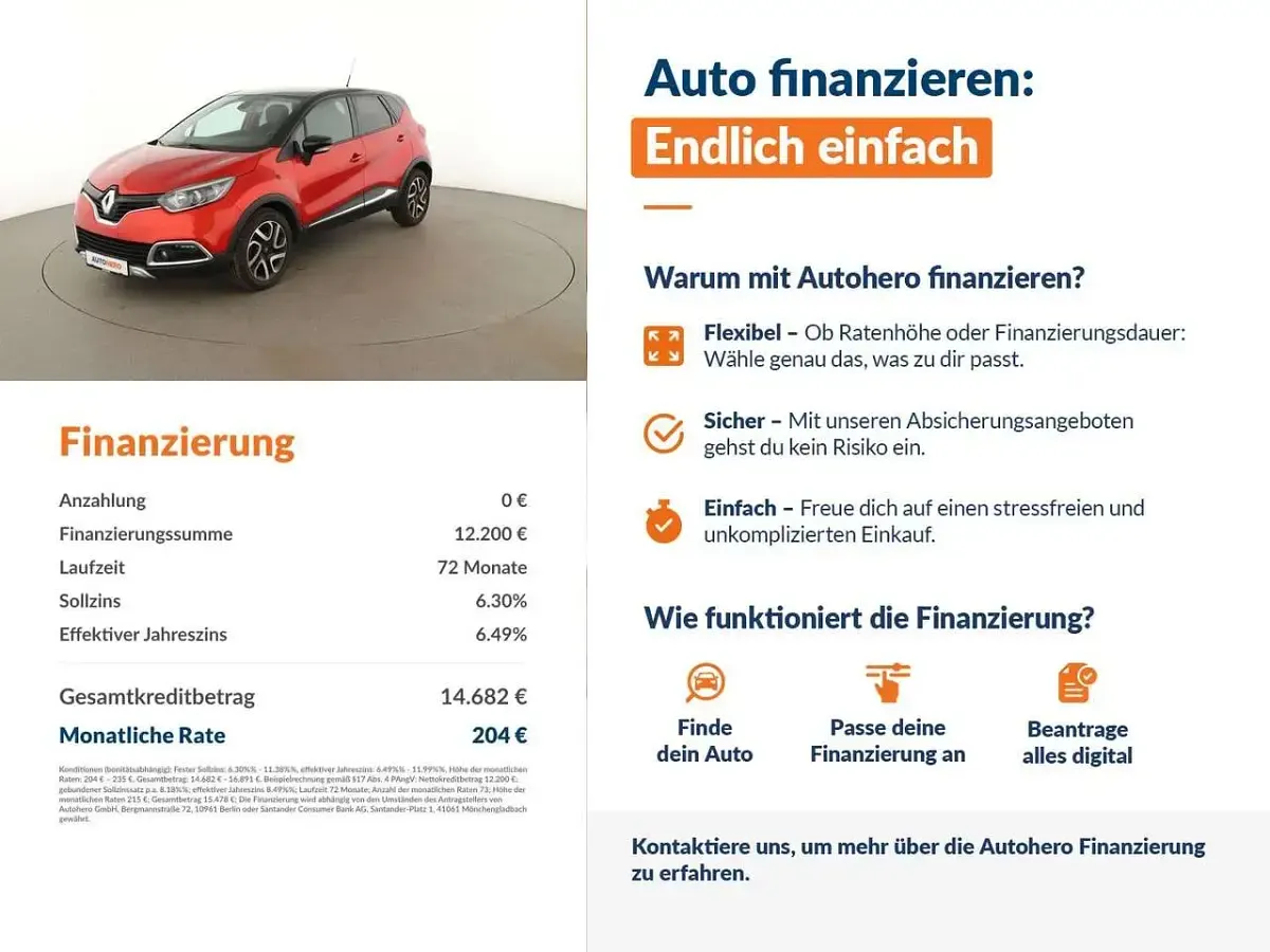 Gebraucht Renault Captur XMOD 118 PS (86 kW) 2016 Schwarz SUV