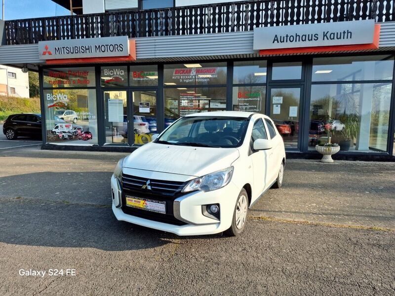 Weiß Gebraucht 2021 Mitsubishi Space Star Kleinwagen | 9.390 € (Fairer Preis) - Bild 1/4