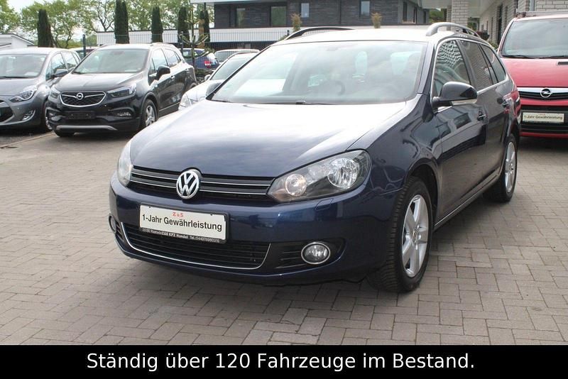 Gebraucht VW Golf VI Style 86 PS (63 kW) 2012 Blau Kleinwagen