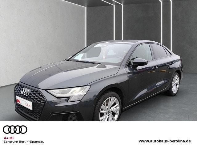 Manhattangrau metallic Gebraucht 2021 Audi A3 Advanced Limousine | 22.888 € (Superpreis) - Bild 1/4