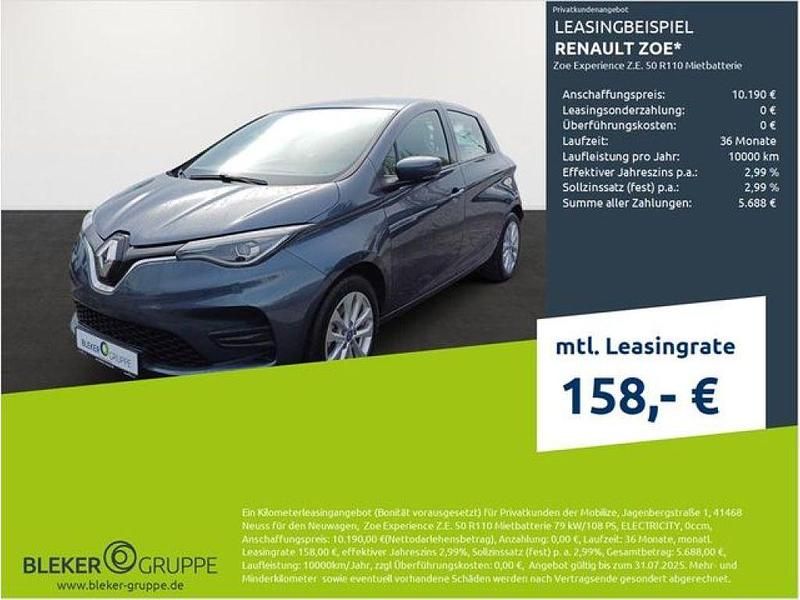 Grau Gebraucht 2020 Renault Zoe Experience Kleinwagen | 9.470 € (Superpreis) - Bild 1/3