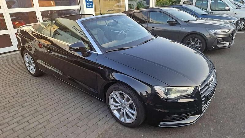 Phantomschwarz Gebraucht 2014 Audi A3 Cabriolet S-Line Cabrio | 13.990 € (Guter Preis) - Bild 1/4