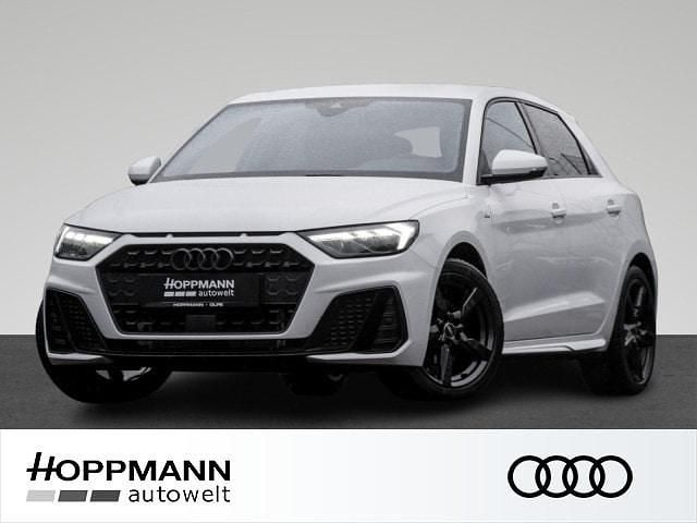 Gletscherweiß metallic Gebraucht 2024 Audi A1 Sportback S-Line Kleinwagen | 24.880 € (Superpreis) - Bild 1/4