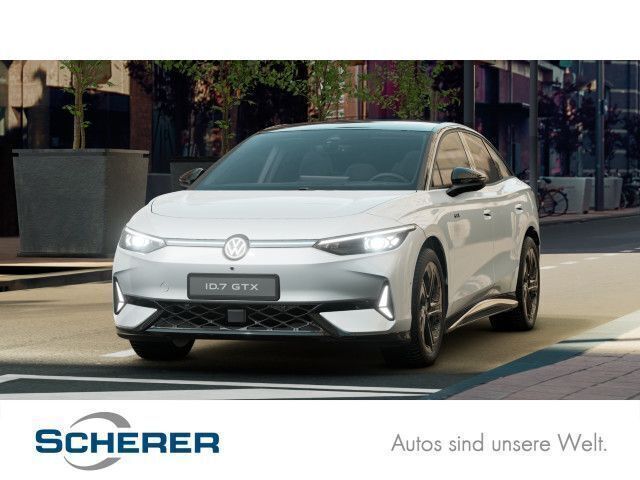 Gletscherweißmetallic/schwarz (metallic) Gebraucht 2024 VW ID.7 GTX Limousine | 47.490 € (Fairer Preis) - Bild 1/4