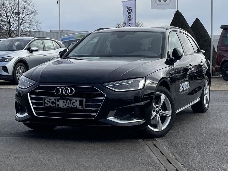 Mythosschwarz metallic Gebraucht 2024 Audi A4 Advanced Kombi | 43.960 € - Bild 1/4