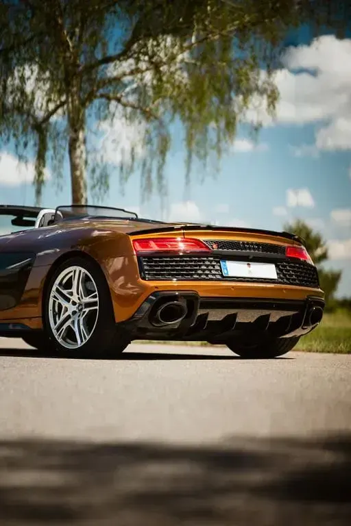 Gebraucht Audi R8 Spyder Performance 570 PS (419 kW) 2023 Gold Cabrio