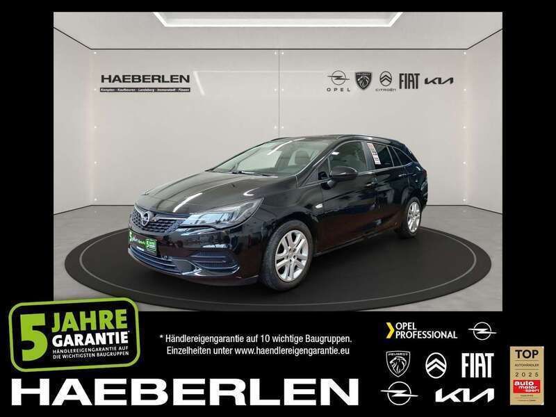 Onyx schwarz Gebraucht 2022 Opel Astra Edition Kombi | 16.390 € (Guter Preis) - Bild 1/4
