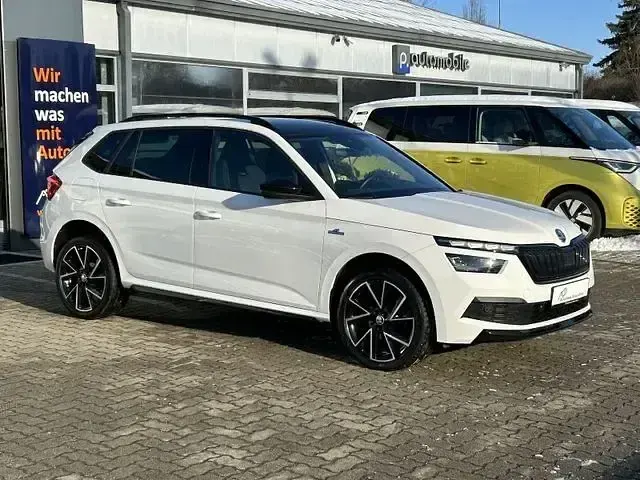 Gebraucht Skoda Kamiq Monte Carlo 110 PS (80 kW) 2021 Candyweiß SUV