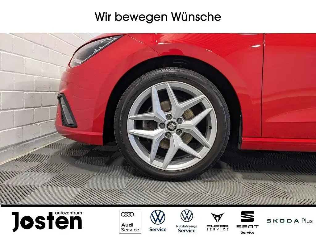 Usata Seat Ibiza FR 110 CV (80 kW) 2021 Rosso Utilitaria