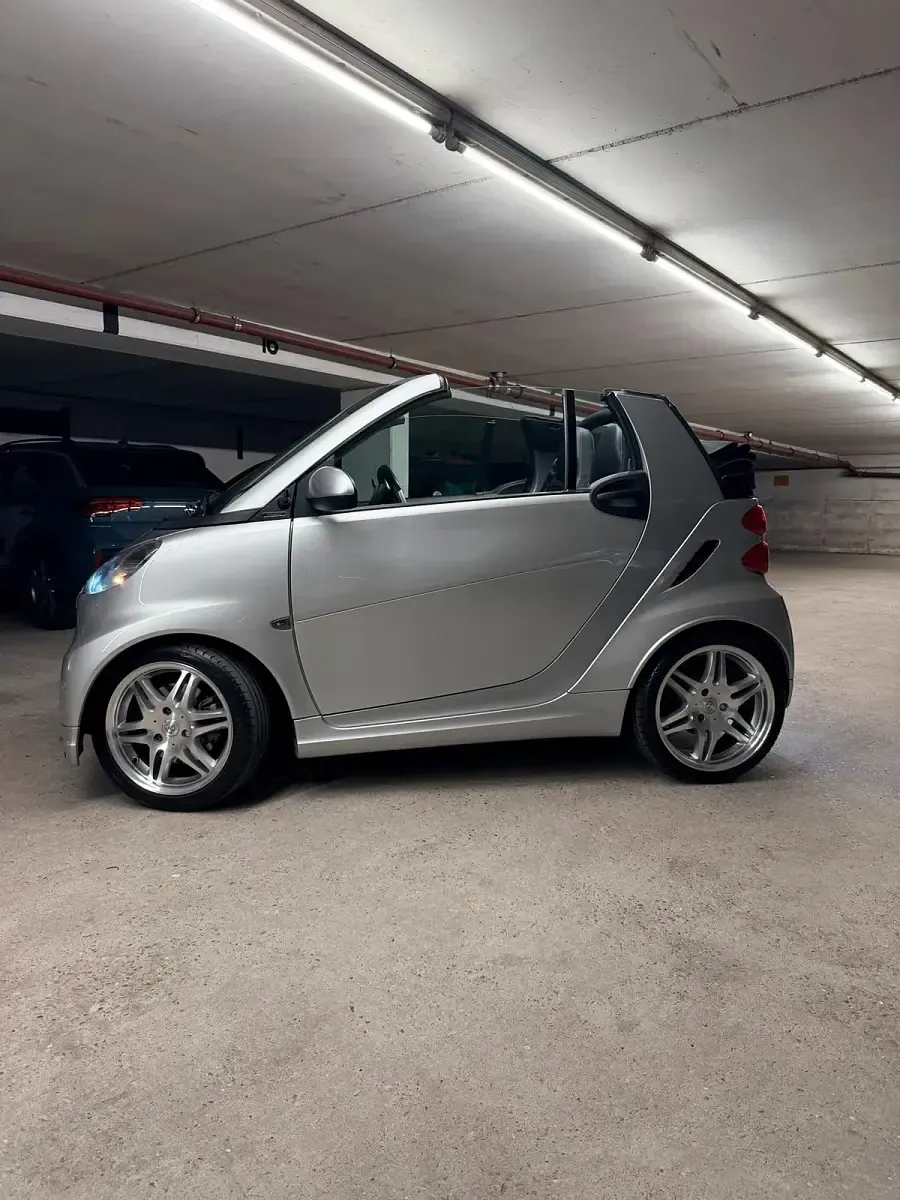 Gebraucht Smart ForTwo Cabrio Brabus Xclusive 98 PS (72 kW) 2008 Silber Cabrio