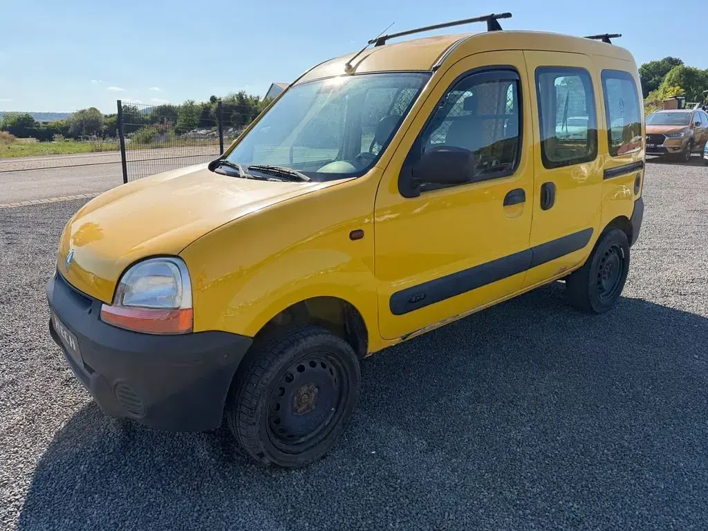 Gebraucht Renault Kangoo Authentique 95 PS (69 kW) 2002 Gelb Van / Kleinbus