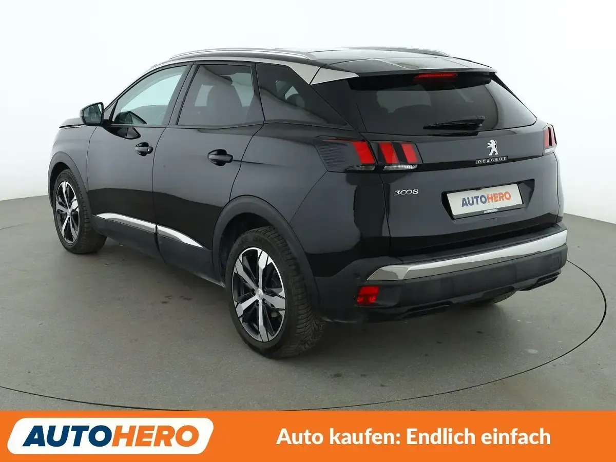 Gebraucht Peugeot 3008 Allure 131 PS (96 kW) 2018 Schwarz SUV