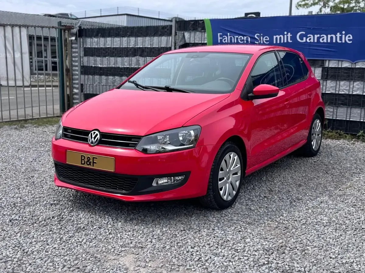 Gebraucht VW Polo Team 60 PS (44 kW) 2011 Rot Kleinwagen