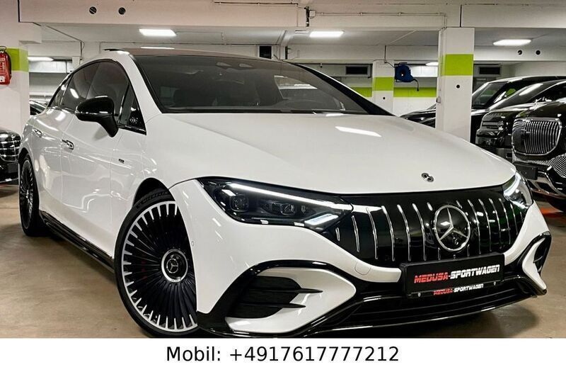 Opalithweiss metalliclack Neu 2024 Mercedes EQE AMG 43 AMG Limousine | 89.999 € (Superpreis) - Bild 1/4