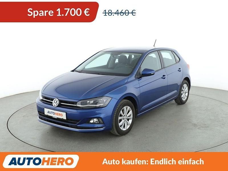 Blau Gebraucht 2019 VW Polo Highline Limousine | 16.760 € (Fairer Preis) - Bild 1/3