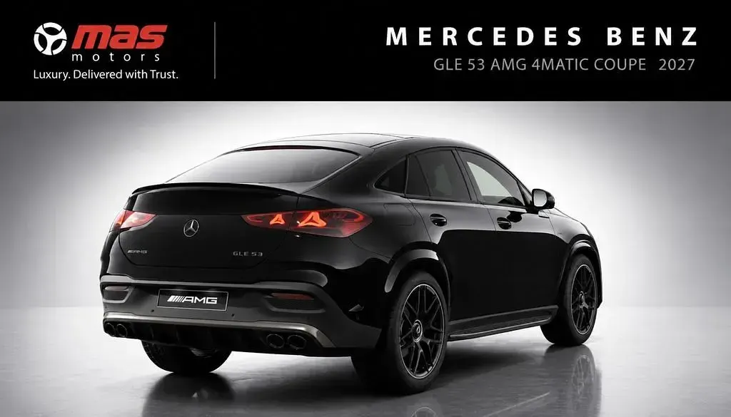 Neu Mercedes GLE53 AMG AMG 435 PS (319 kW) 2026 Schwarz SUV