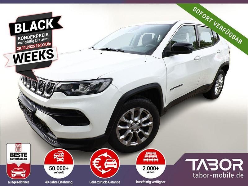 Weiss Gebraucht 2021 Jeep Compass SUV | 19.088 € (Guter Preis) - Bild 1/4