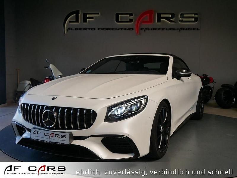 Weiß Gebraucht 2020 Mercedes S63 AMG Exclusive Cabrio | 179.890 € (Guter Preis) - Bild 1/4