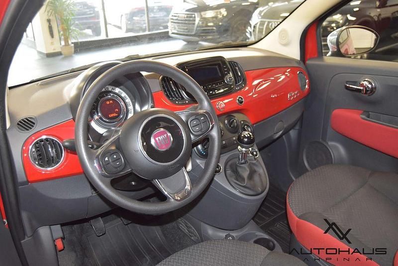 Gebraucht Fiat 500 Pop Star 69 PS (50 kW) 2016 Rot Kleinwagen