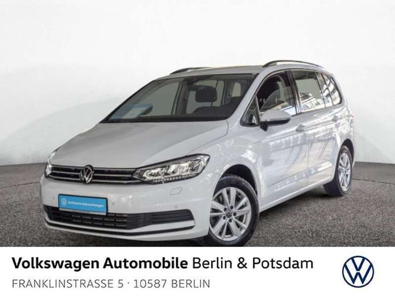 Pure white Gebraucht 2022 VW Touran Comfortline Van / Kleinbus | 30.333 € (Fairer Preis) - Bild 1/4