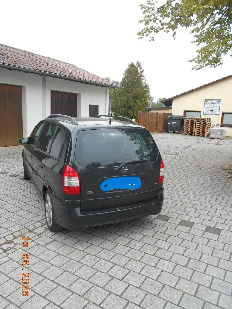 Gebraucht Opel Zafira OPC 125 PS (91 kW) 2005 Schwarz Van / Kleinbus