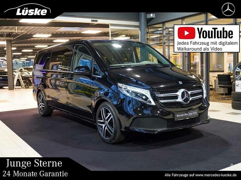 Obsidianschwarz Gebraucht 2020 Mercedes V250 Avantgarde Van / Kleinbus | 49.900 € (Fairer Preis) - Bild 1/4