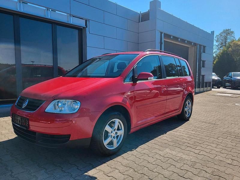 Rot Gebraucht 2006 VW Touran Van / Kleinbus | 1.650 € (Superpreis) - Bild 1/4