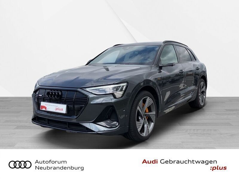Grau Gebraucht 2022 Audi e-tron S-Line SUV | 56.889 € - Bild 1/4