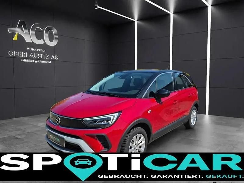 Chili rot/kardio rot Gebraucht 2022 Opel Crossland X Elegance SUV | 17.960 € (Guter Preis) - Bild 1/4