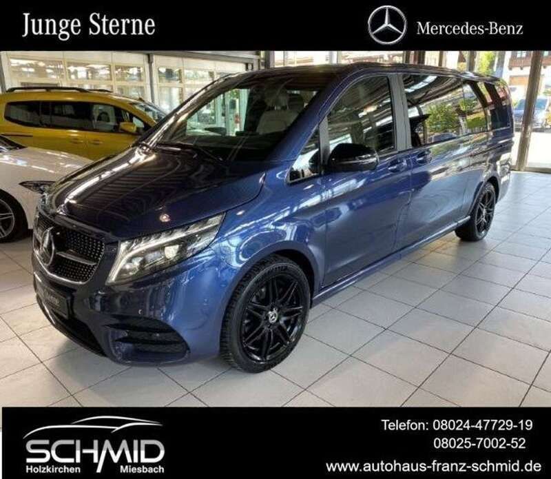 Lackfarbe sodalithblau mb5842 Gebraucht 2023 Mercedes V300 AMG Van / Kleinbus | 78.910 € (Teuer) - Bild 1/4