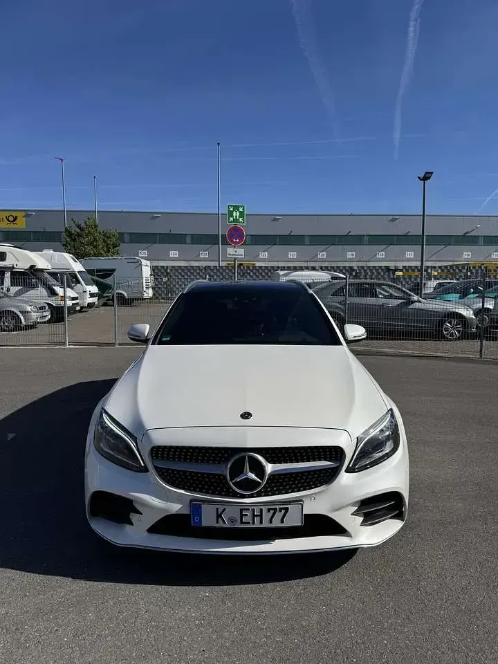 Gebraucht Mercedes C300 AMG line 245 PS (180 kW) 2020 Weiß Kombi