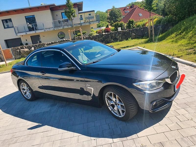 Schwarz Gebraucht 2016 BMW 420 Sport Line Cabrio | 19.000 € (Fairer Preis) - Bild 1/4