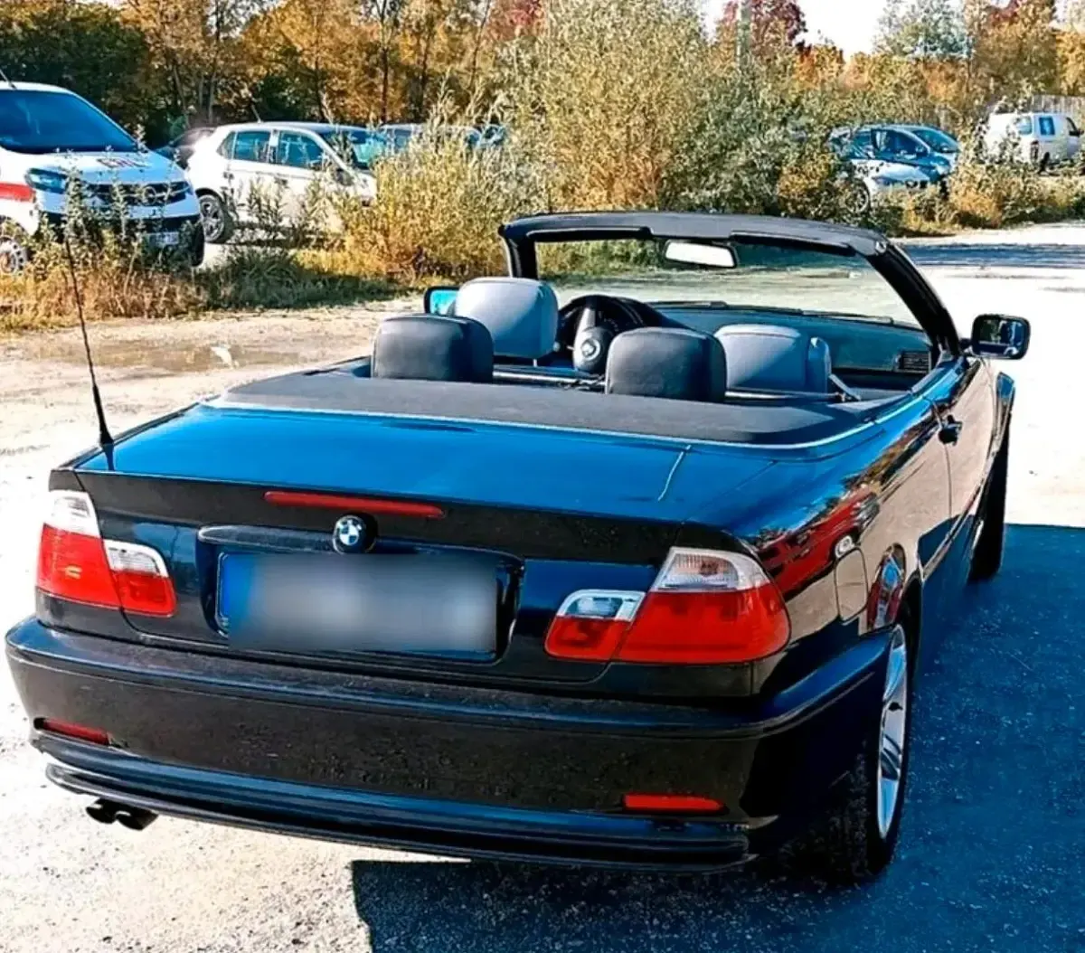 Gebraucht BMW 323 Cabriolet 171 PS (125 kW) 2000 Schwarz Cabrio