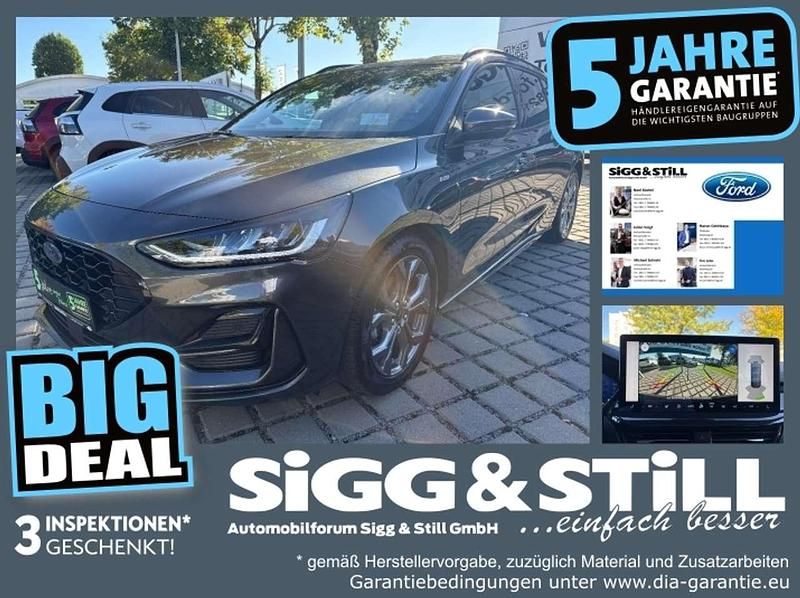 Magneticgrau (metallic) Gebraucht 2024 Ford Focus ST-Line Kombi | 24.750 € (Guter Preis) - Bild 1/4