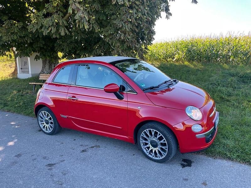 Rot Gebraucht 2012 Fiat 500C Lounge Cabrio | 4.800 € (Fairer Preis) - Bild 1/4