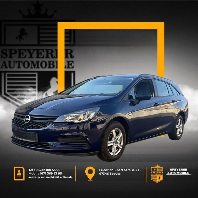 Gebraucht Opel Astra Selection 101 PS (74 kW) 2017 Blau Kombi