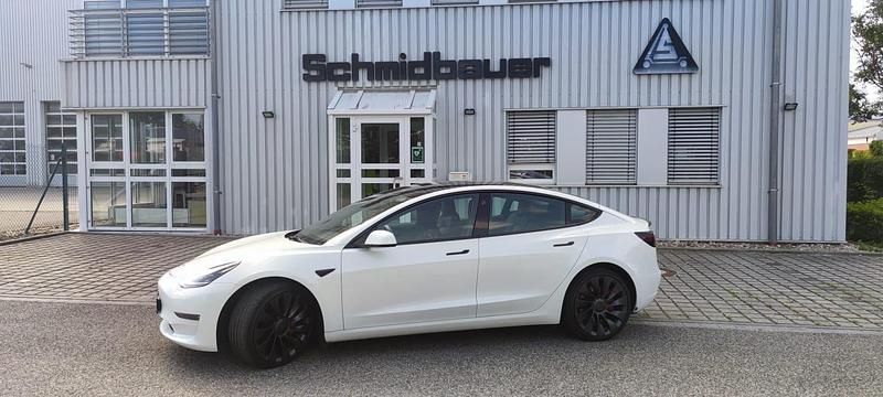 Gebraucht Tesla Model 3 Performance 377 kW (513 PS) 2021 Weiß Limousine