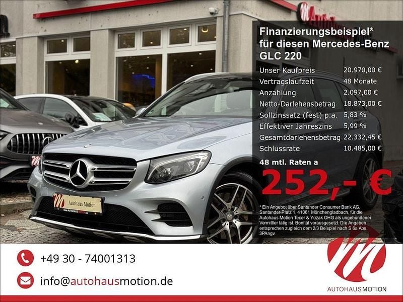 Gebraucht Mercedes GLC220 AMG line 170 PS (125 kW) 2016 Silber SUV